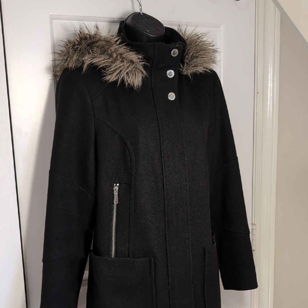 London Fog Women's Wool Blend Coat Size Small